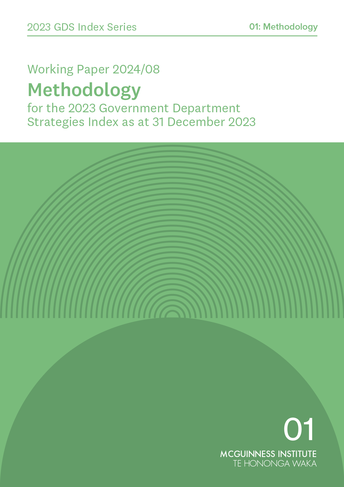 Working Paper GDS Index Methodology